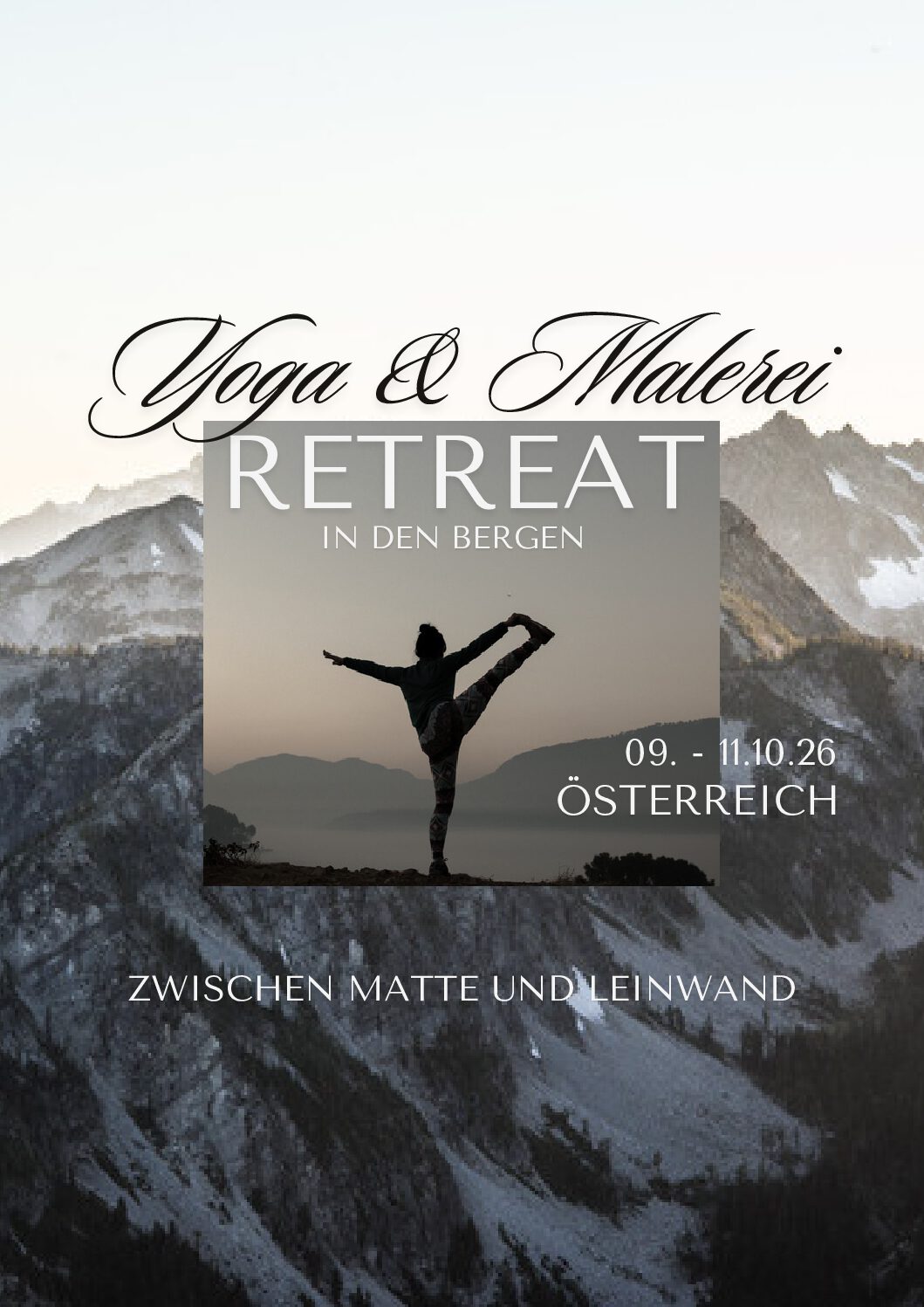 Yoga und Malerei Retreat in den österreichischen Bergen